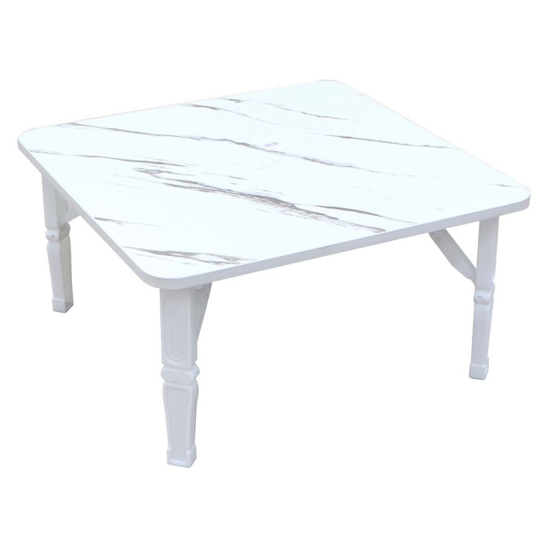 NU-81060 MODERN PATTERN FOLDING TABLE 60X60X30CM
