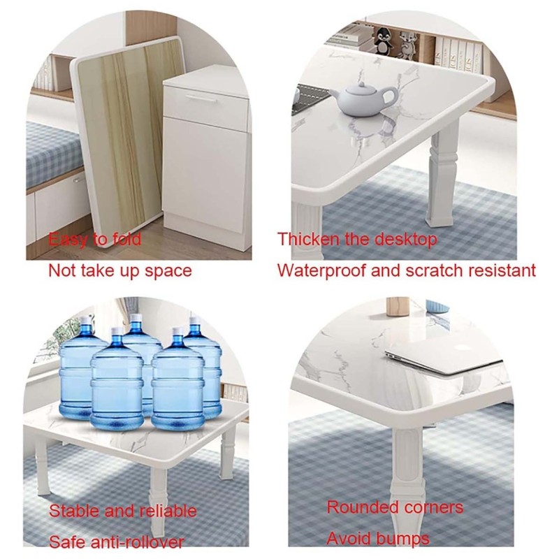 NU-81060 MODERN PATTERN FOLDING TABLE 60X60X30CM
