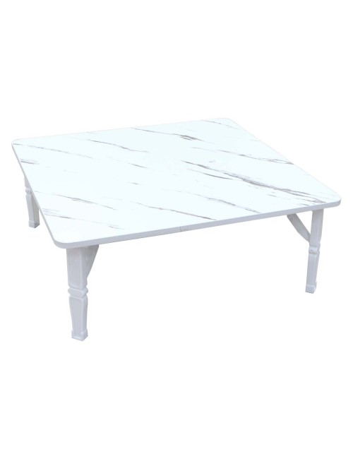 NU-81062 MODERN PATTERN FOLDING TABLE 80X80X30CM