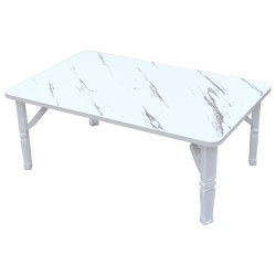 NU-81069 MODERN PATTERN FOLDING TABLE 80X50X30CM
