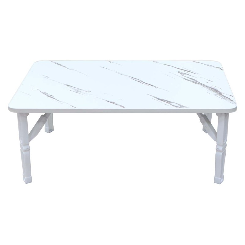 NU-81069 MODERN PATTERN FOLDING TABLE 80X50X30CM