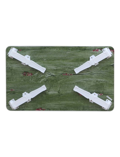 NU-81069 MODERN PATTERN FOLDING TABLE 80X50X30CM