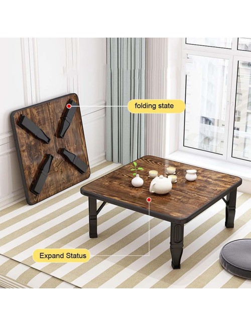NU-81070 MODERN PATTERN FOLDING TABLE 60X60X30CM