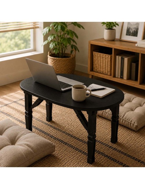 NU-81257 MODERN PATTERN FOLDING TABLE 70X40X30CM
