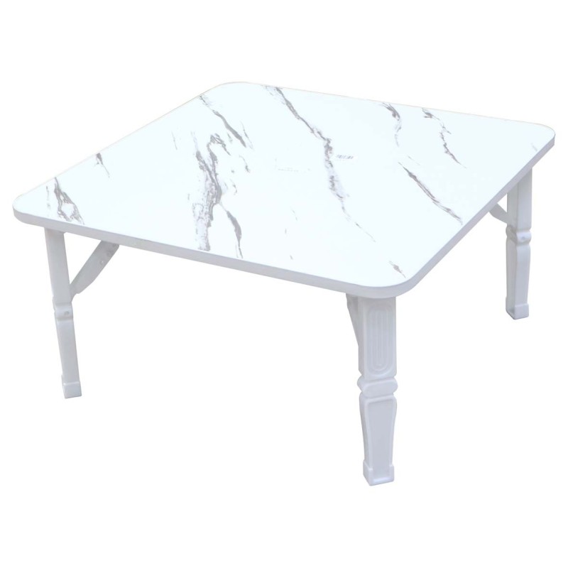 NU-81061 MODERN PATTERN FOLDING TABLE 70X70X30CM