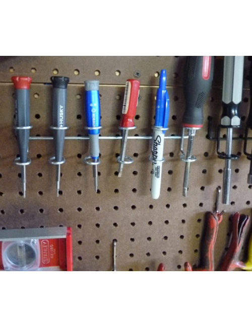 SCREWDRIVER BRACKET FOR PEG BOARD