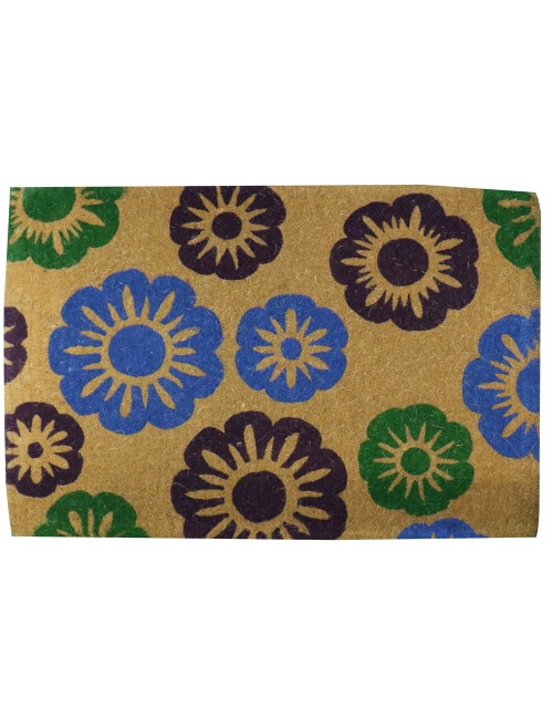 624201 FIBER DOOR MAT NATURAL 60 X 100 CM