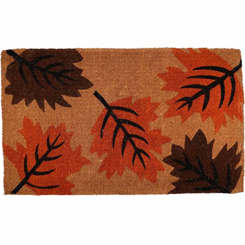 624203 FIBER DOOR MAT NATURAL 75 X 120 CM