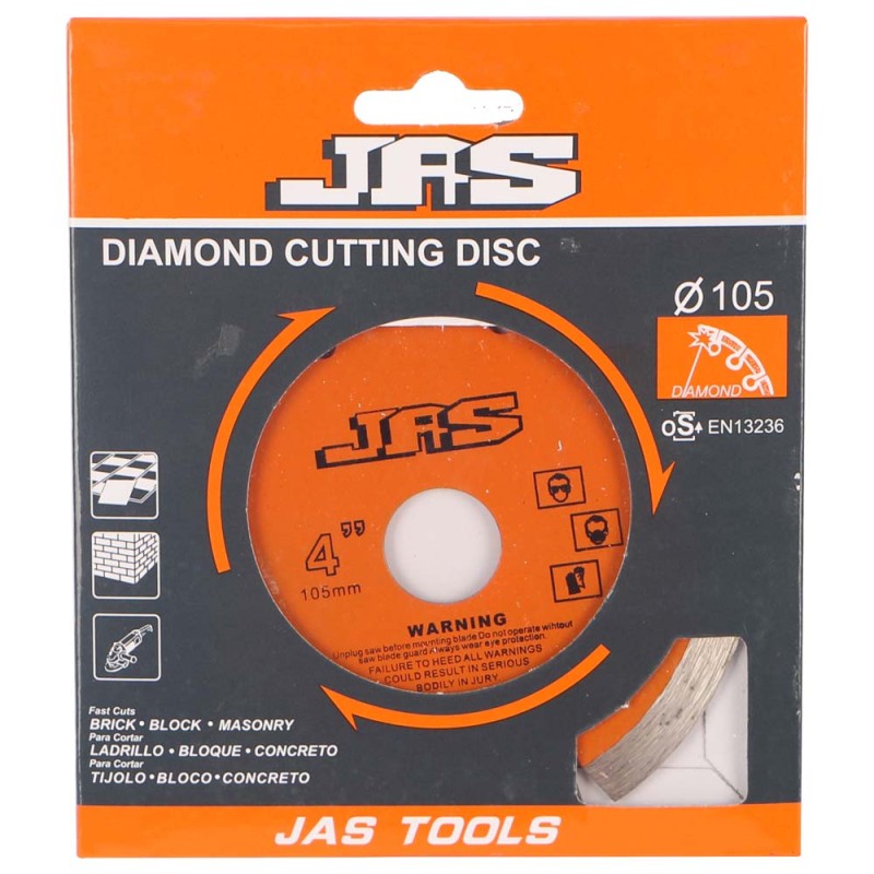 DIAMOND CUTTING DISC DRY FOR GRANITE 4" x 7 MM