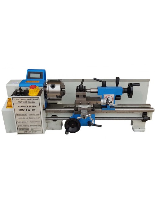 MSL-350 MINI STEEL LATHE BRUSHLESS MOTOR 550W 350 MM