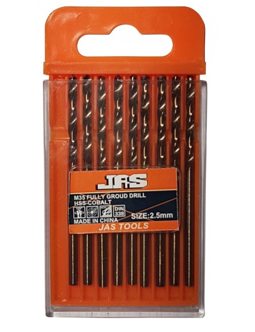 FAIZ HSS DRILL BIT COBALT 5% 2.5 MM