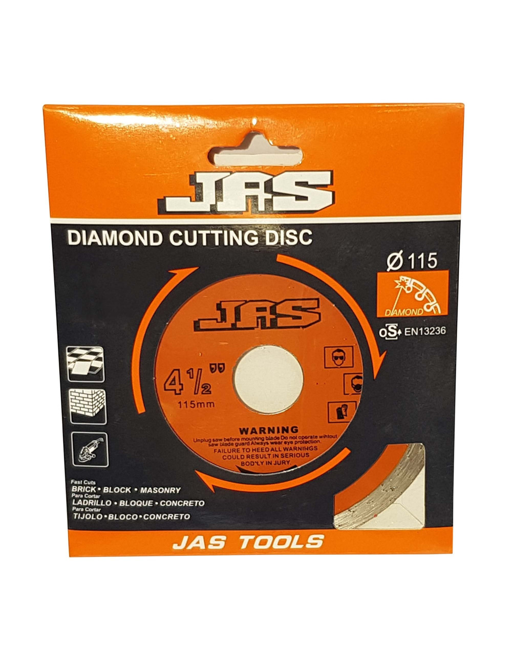 DIAMOND CUTTING DISC WET FOR GRANITE 4.5" x 7 MM