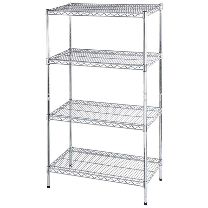 YL-01-18 CHROME WIRE SHELF 90 x 60 x 180 CM