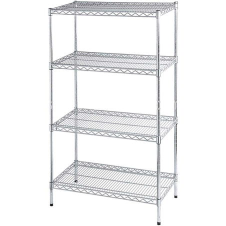YL-01-15 CHROME WIRE SHELF 90 x 56 x 220 CM