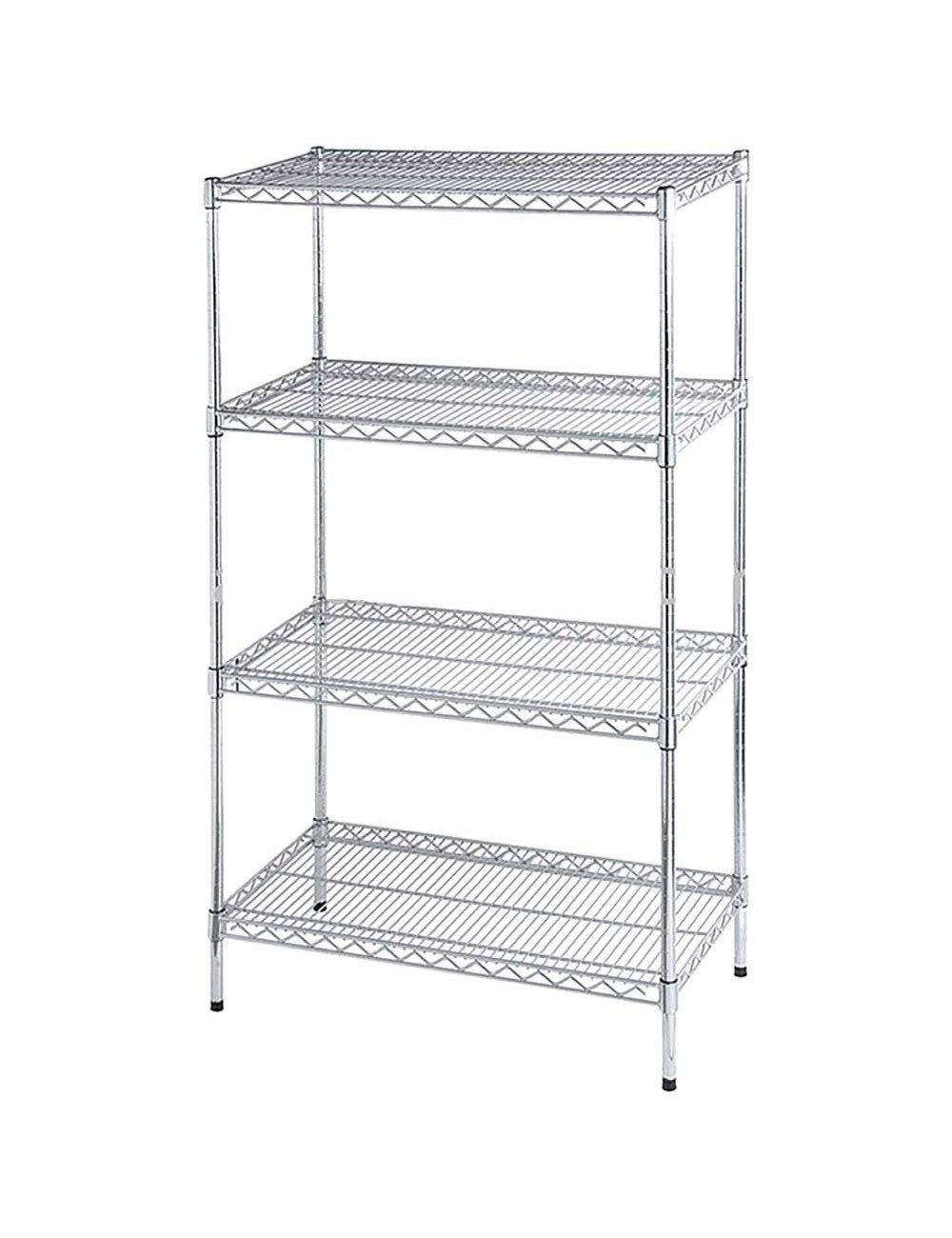 YL-01-21 CHROME WIRE SHELF 60 x 30 x 180 CM