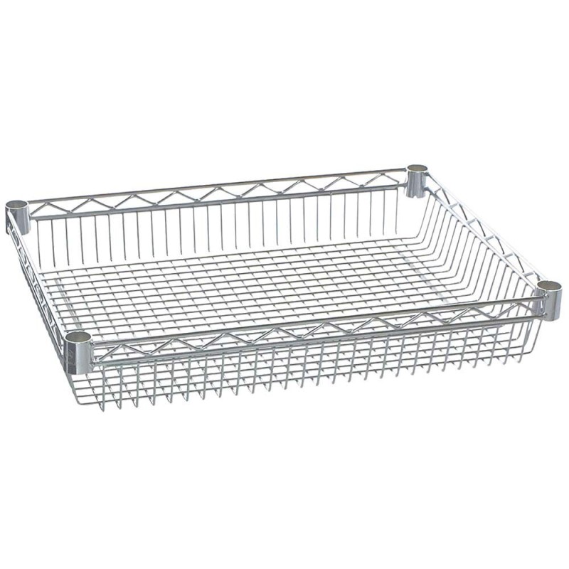 YL-05-2 CHROME WIRE SHELF PANEL 120 x 45 CM