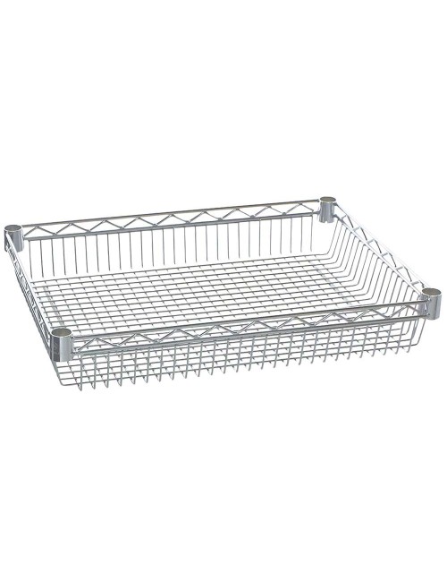 YL-05-2 CHROME WIRE SHELF PANEL 120 x 45 CM