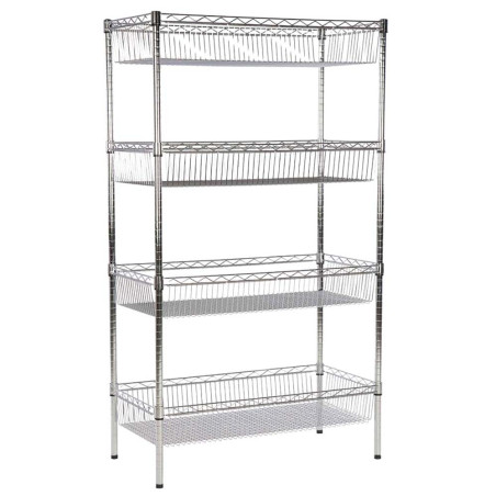 YL-05-2 CHROME WIRE SHELF FOR KITCHEN 120 x 45 x 180 C