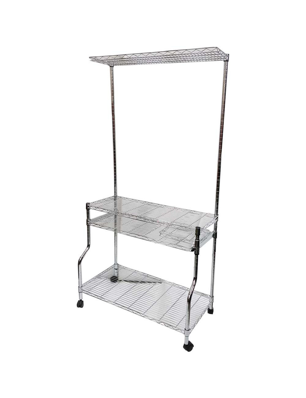 CHN-YT-31 90 X 45 X 162 CM رف كروم مكتبي متحرك