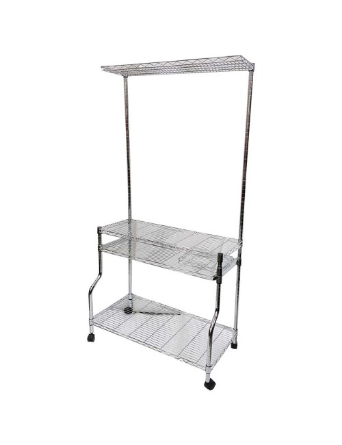 YT-31 CHROME WIRE SHELF FOR TV/COMPUTER 90×45×162 CM