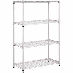 YL-01-8PC WIRE SHELF WHITE 120 x 56 x 220 CM
