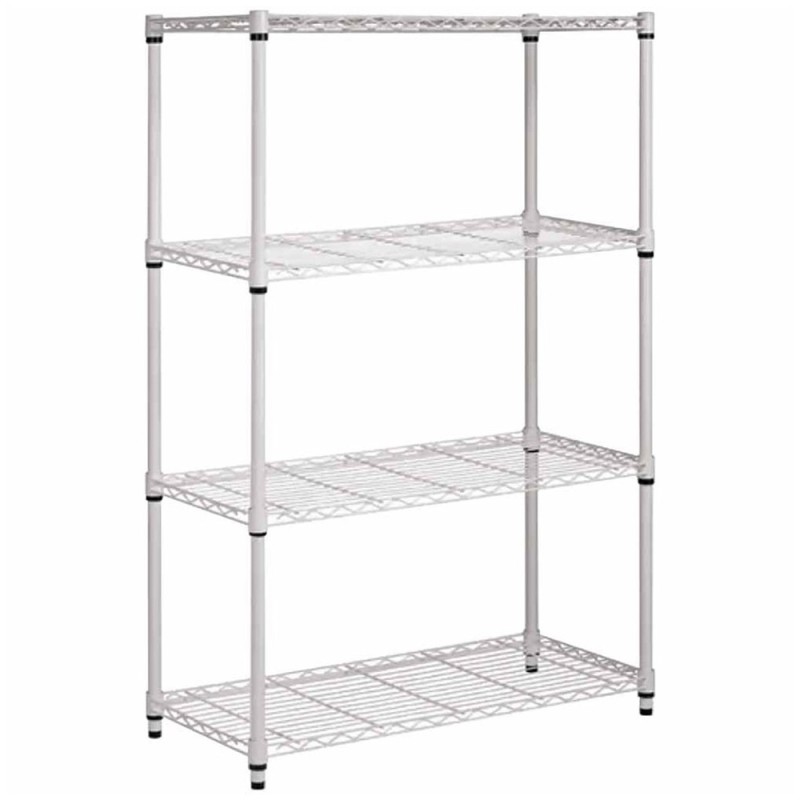 YL-01-11PC WIRE SHELF WHITE 90 x 30 x 180 CM