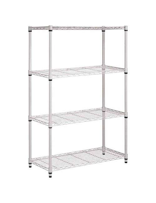 YL-01-11PC WIRE SHELF WHITE 90 x 30 x 180 CM