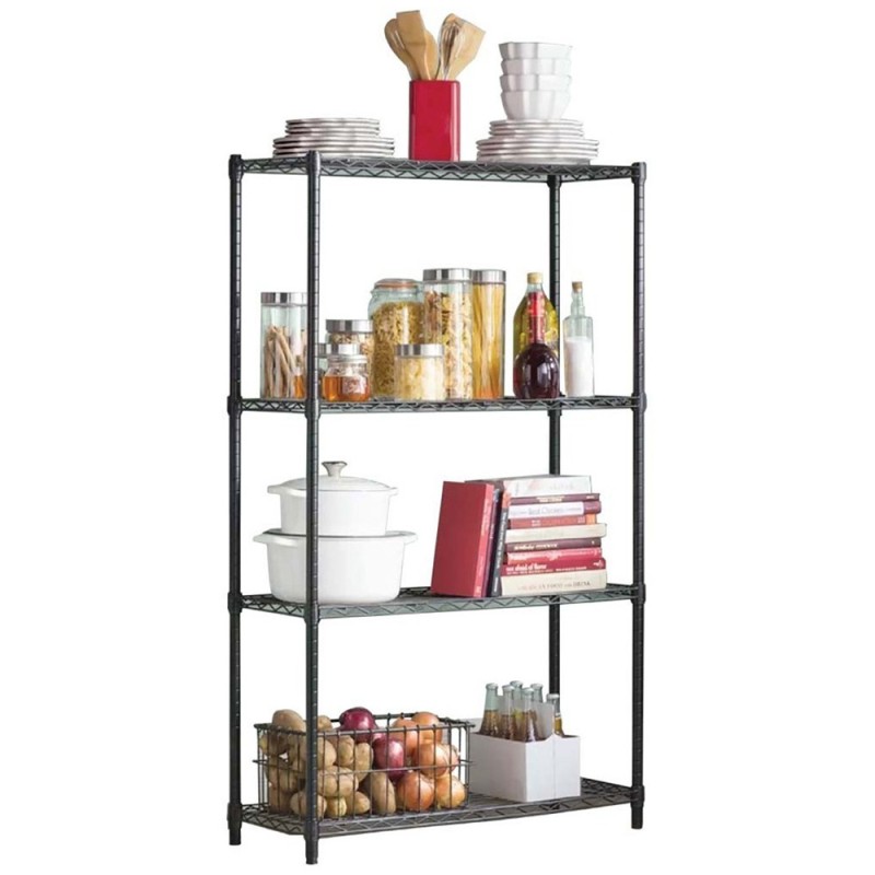 YL-01-4PC 150 X 60 X 220 CM رف اسود CHN