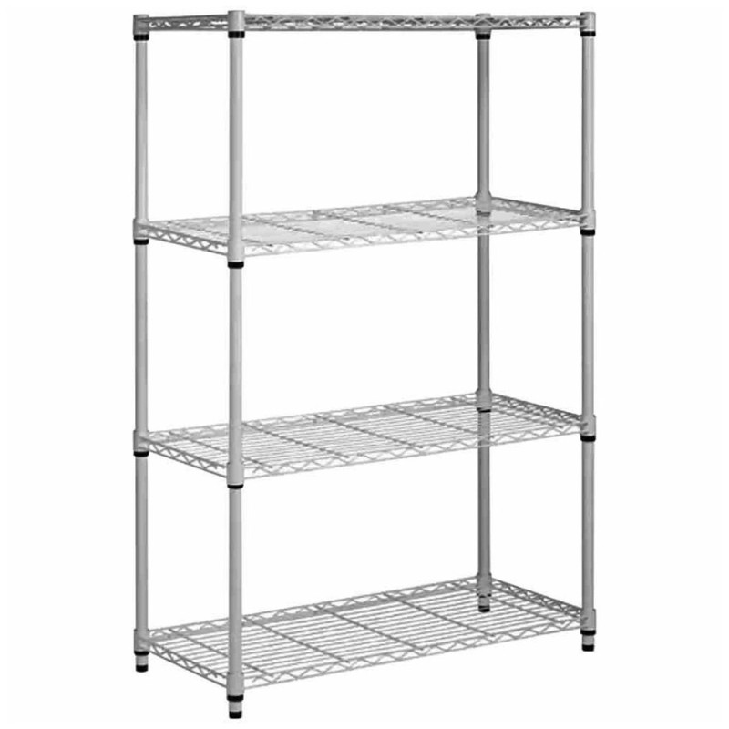 YL-01-5PC WIRE SHELF GREY 120 x 60 x 220 CM