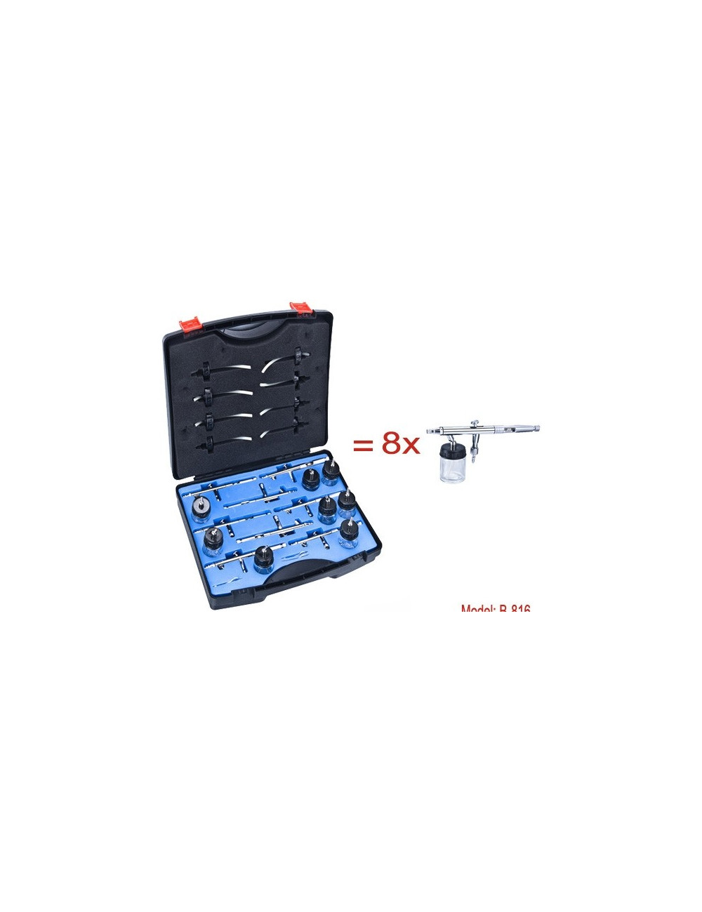 طقم مسدس قلم 8 حبة CHN - B816