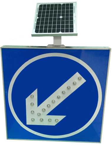 اشارة طريق اسهم طاقة شمسية CHN - YF-B1