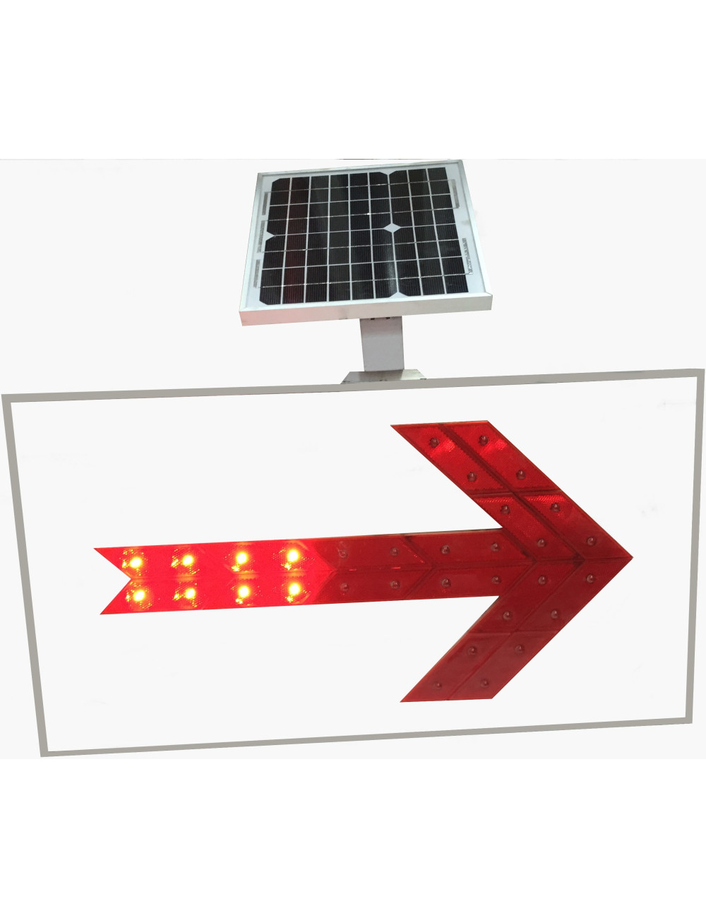 Solar Road Sign 70 x38 x7CM YF-DX5301 - CHN