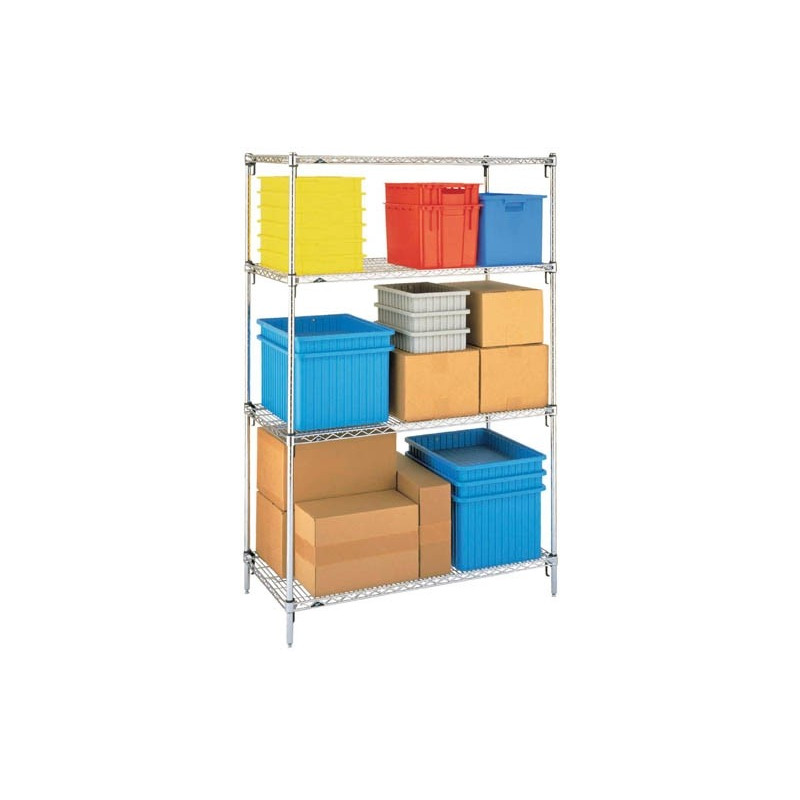 Chrome Wire Shelf 120 x 56 x 180 C.M YL-01-6