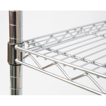 Chrome Wire Shelf 120 x 56 x 180 C.M YL-01-6