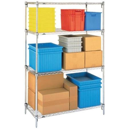 Chrome Wire Shelf 120 x 56 x 220 C.M YL-01-6