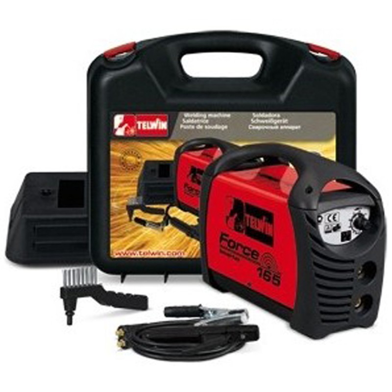 FORCE ENVERTER Italian welding machine 165AMP 230V ACX PLASTIC CARRY CASE