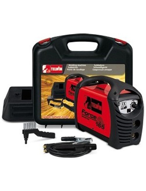 FORCE ENVERTER Italian welding machine 165AMP 230V ACX PLASTIC CARRY CASE