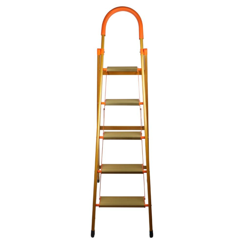 ALUMINIUM LADDER GOLDEN COLOR 5 STEPS