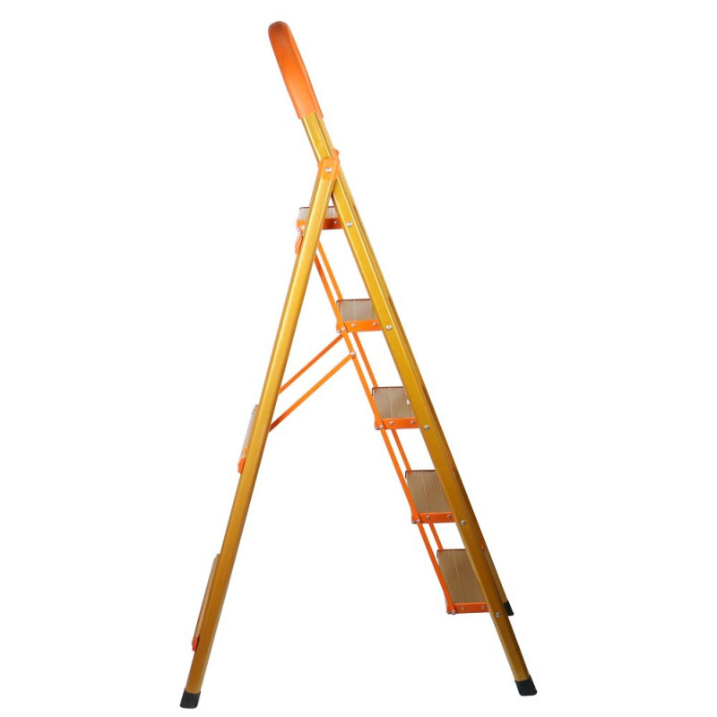ALUMINIUM LADDER GOLDEN COLOR 5 STEPS