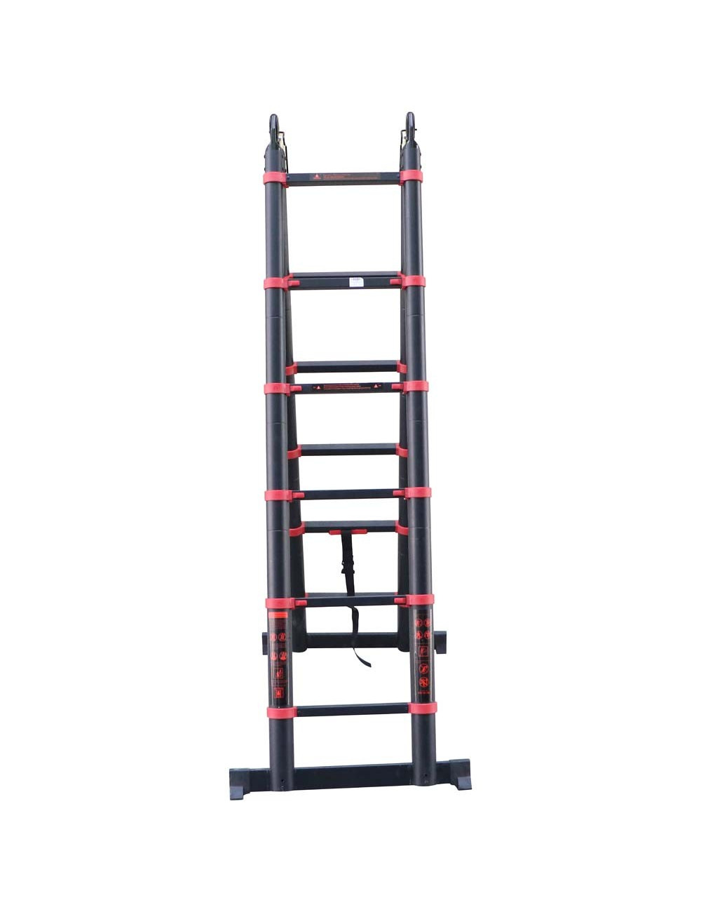 ALUMINIUM TELESCOPIC EXTENSION LADDER 6+6 1.9 MTR
