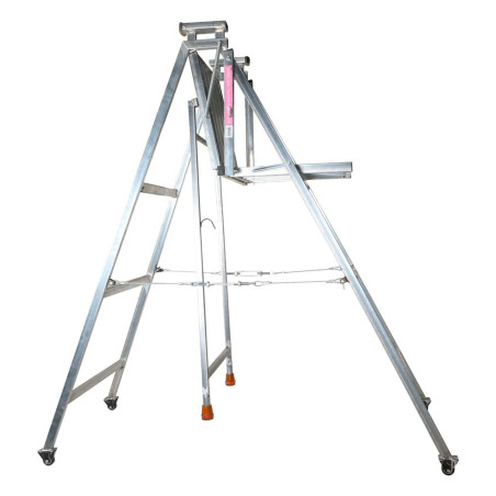 CHN YL-1010 سلم المونيوم بعجل