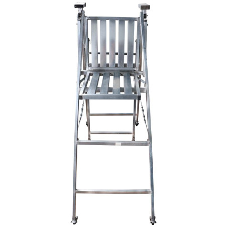 CHN YL-1010 سلم المونيوم بعجل