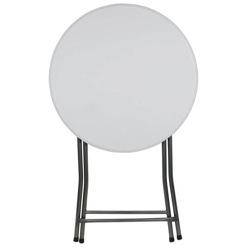 ZY-80 PLASTIC FOLDING ROUND TABLE 80 CM H.D.