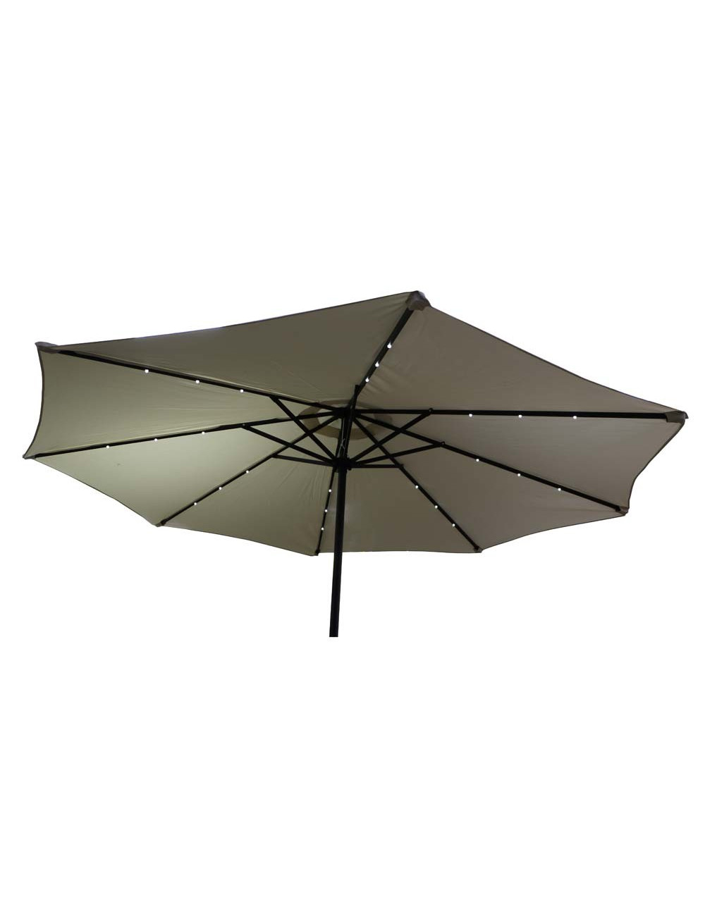 مظلة حديقة قابلة للطي مضائة بالطاقة بدون قاعدة الشمسية 3 متر