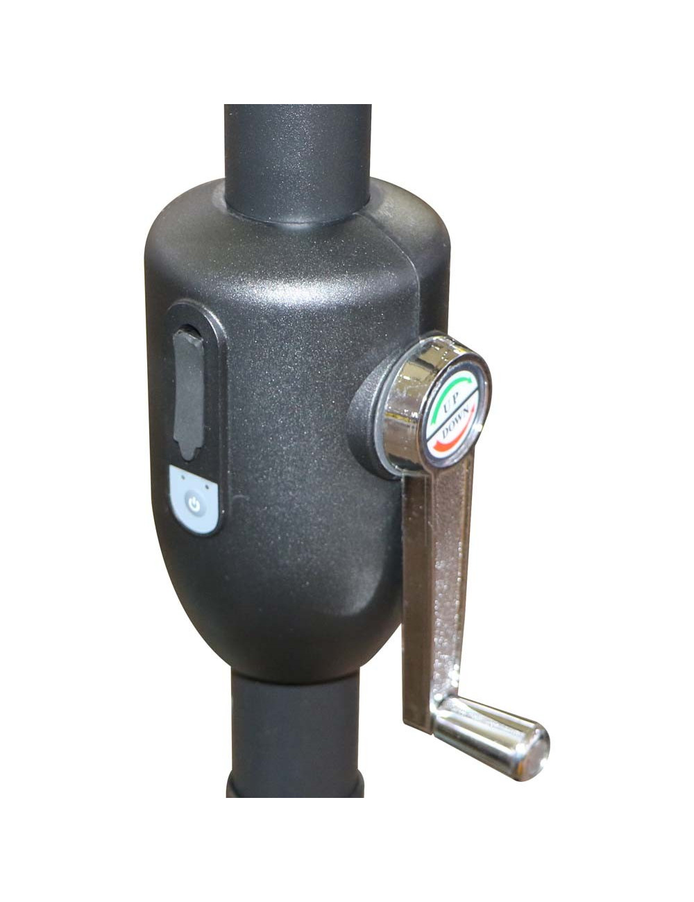 مظلة حديقة قابلة للطي مضائة بالطاقة بدون قاعدة الشمسية 3 متر