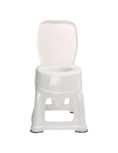 PORTABLE PLASTIC TOILET SEAT FOR OLDER