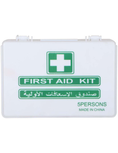 SST098B FIRST AID PLASTIC BOX FOR 5 PERSONS