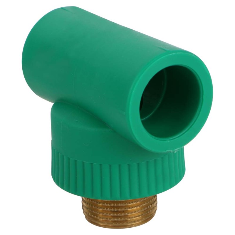 PPR MALE BRASS THREADED TEE 3/4"