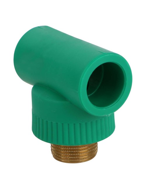 PPR MALE BRASS THREADED TEE 3/4"