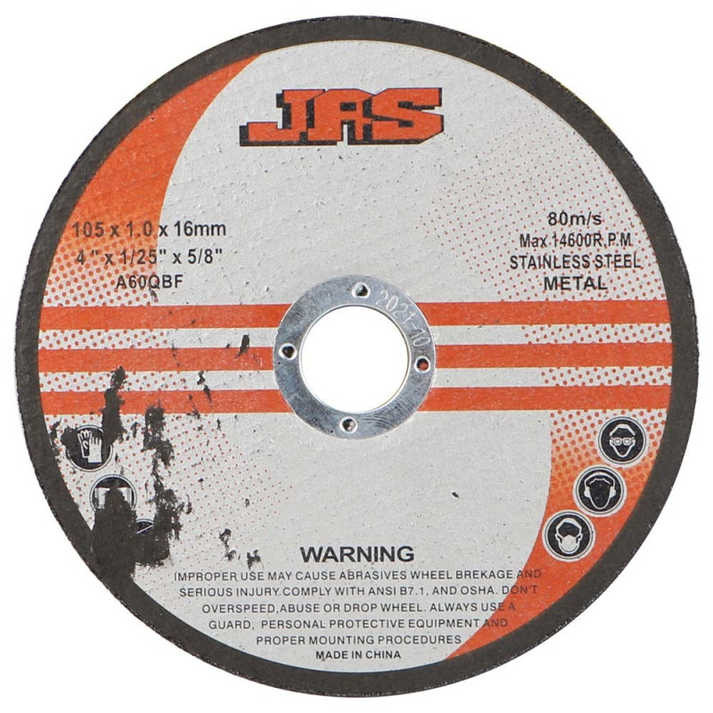 SS/METAL CUTTING DISC 4" x 1.0 x 16 MM